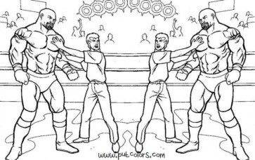 Free printable wwe coloring pages