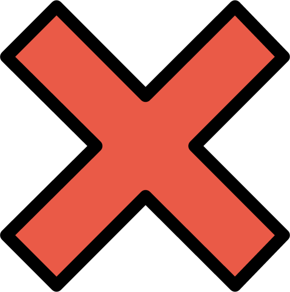 Cross mark emoji