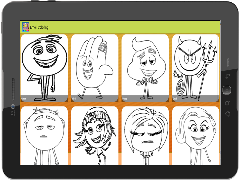 Emoji movie coloring