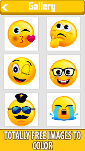 Emoji pixel art coloring book for android