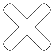 Cross mark emoji coloring page free printable coloring pages