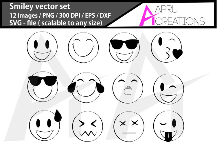Smiley svg bundle