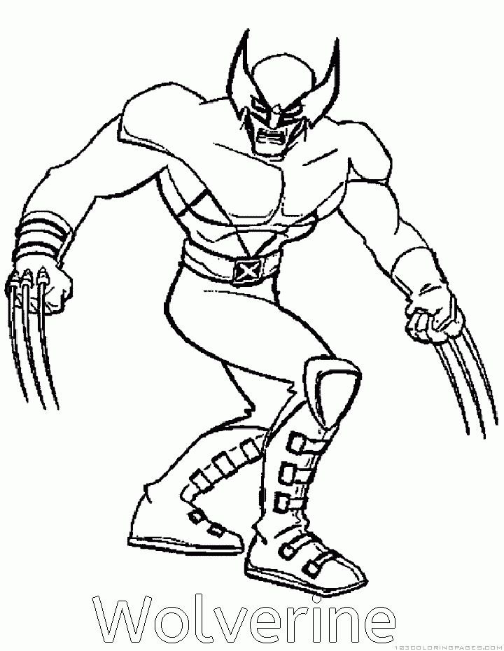 X men coloring pages