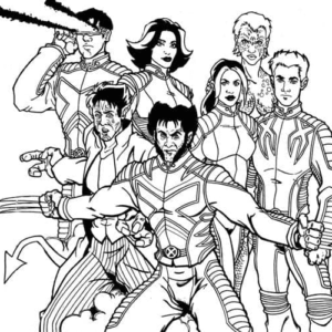 Wolverine coloring pages printable for free download