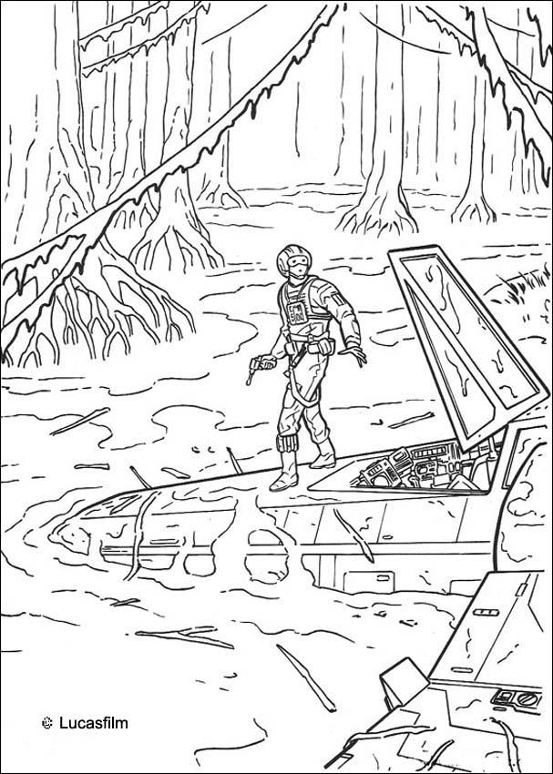 Star wars colouring pages