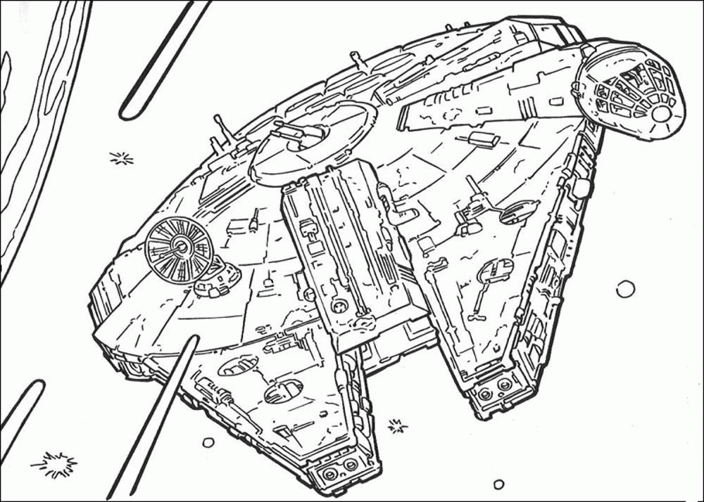 Coloring picture star wars