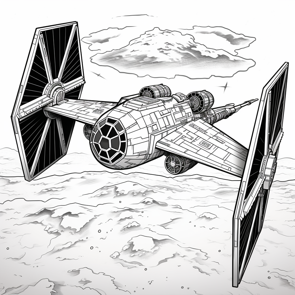 Printable star wars coloring pages for young padawans