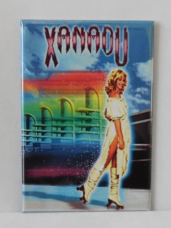 Xanadu movie art x fridge magnet art olivia newton