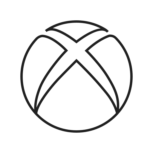 Media xbox video game play icon