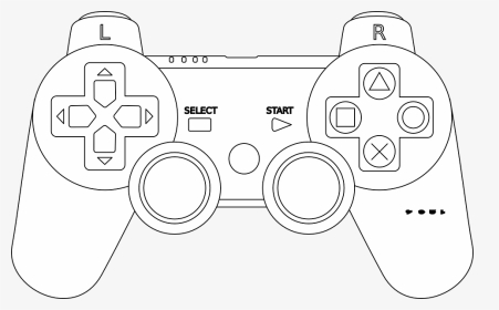 Game controller coloring page hd png download transparent png image