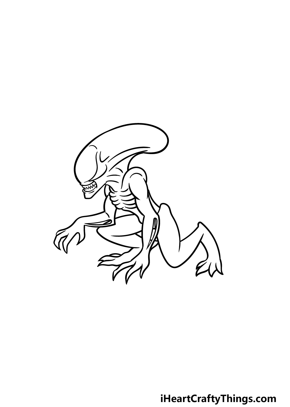 Xenomorph drawing