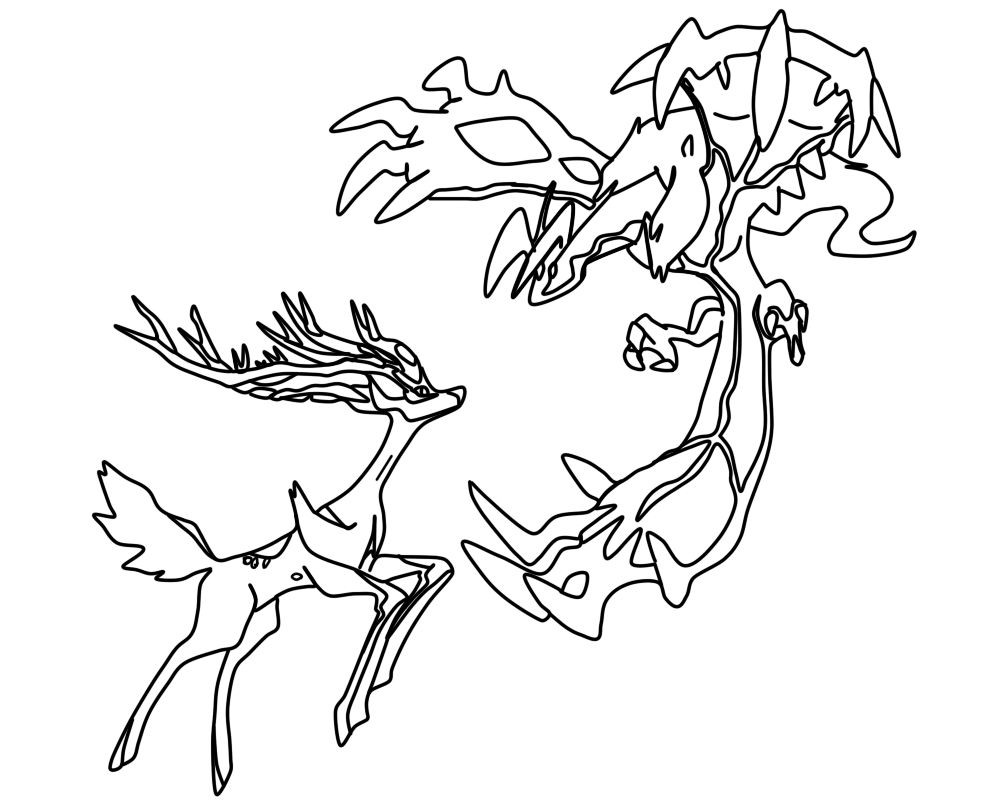 Xerneas e yveltal by mlgshisuibr on
