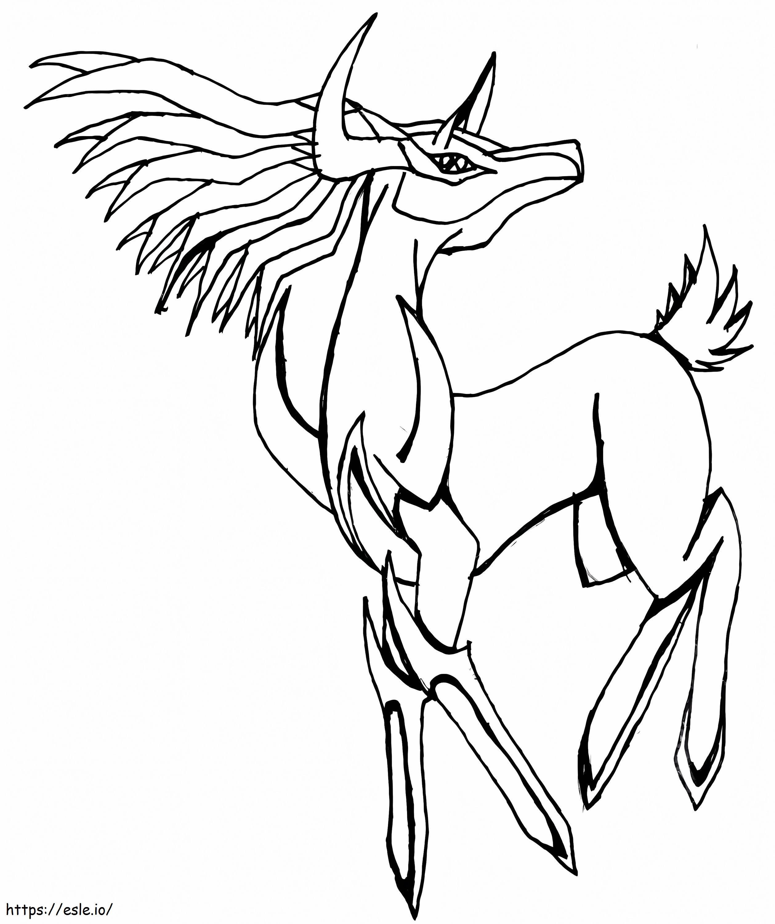 Print xerneas pokemon coloring page