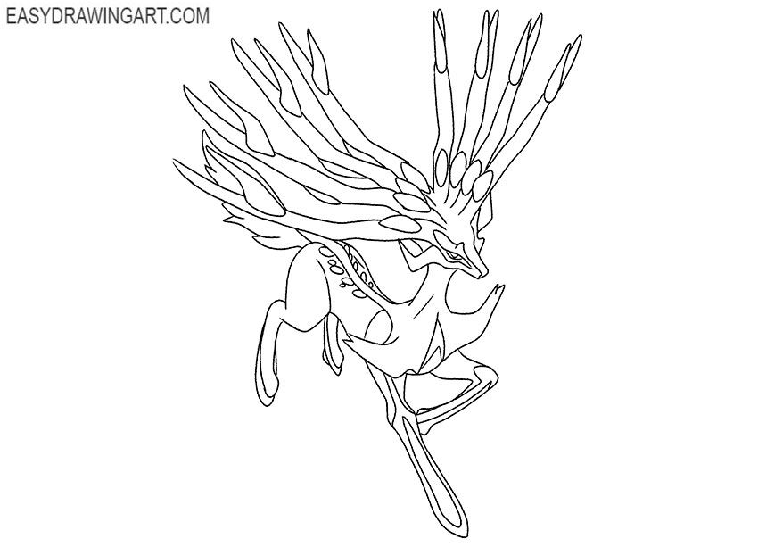 How to draw xerneas for beginners drawings draw anime drawings