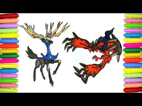 Pokemon xy coloring pages