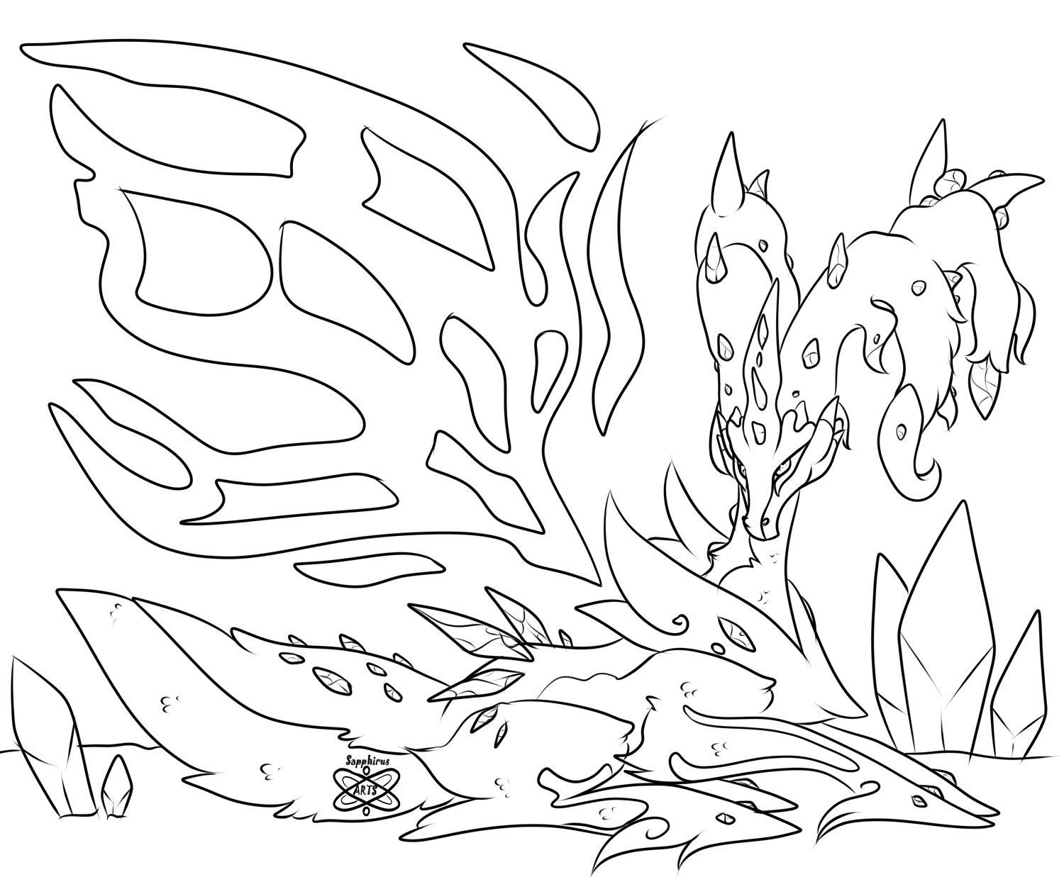 Mega xerneas fanmon wip â