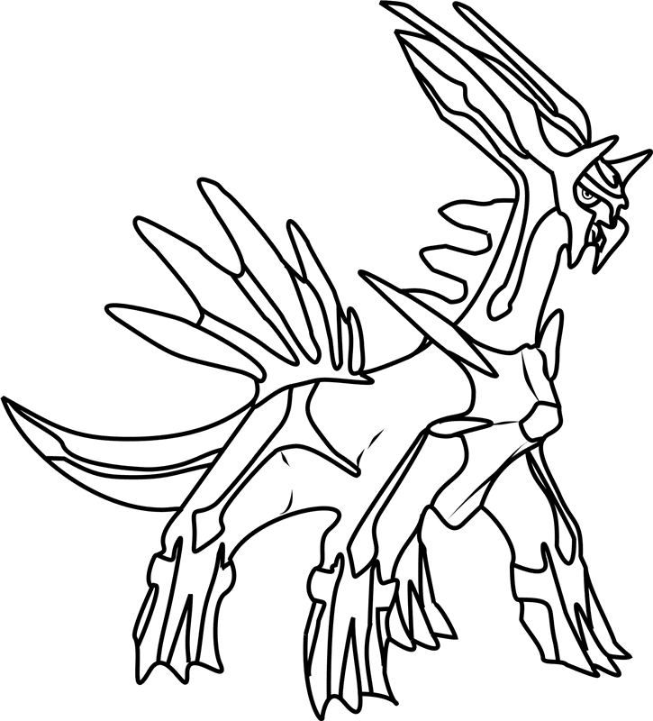 Xerneas coloring page