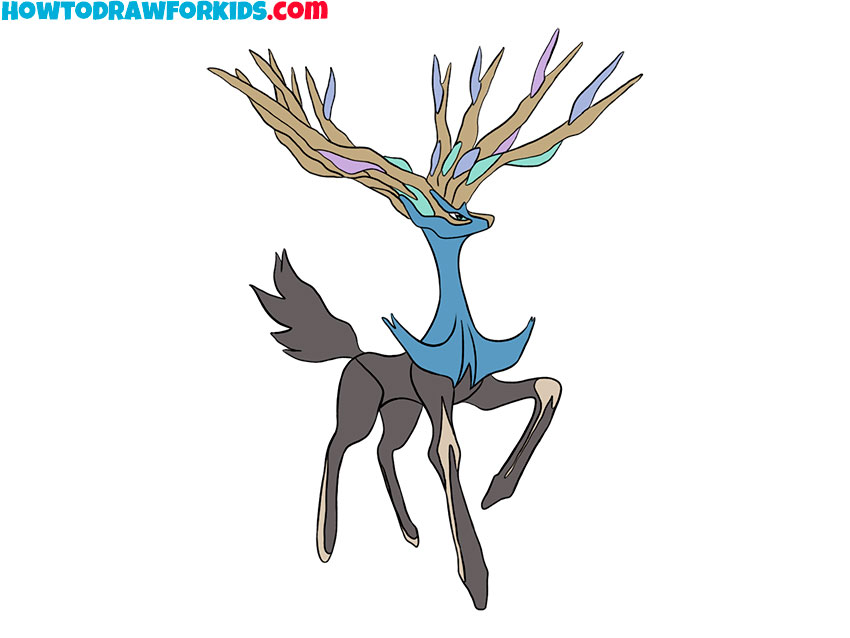 How to draw xerneas