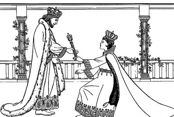 Queen esther kg xerxes i queen esther colorg page queen esther colorg pages happy birthday colorg pages