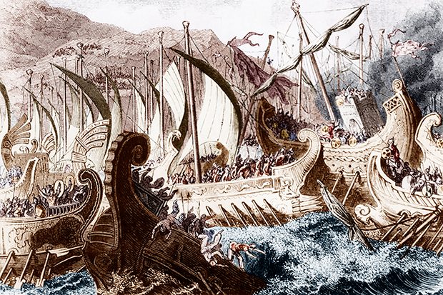 Battle of salamis ancient greece defeats xerxes persia at sea