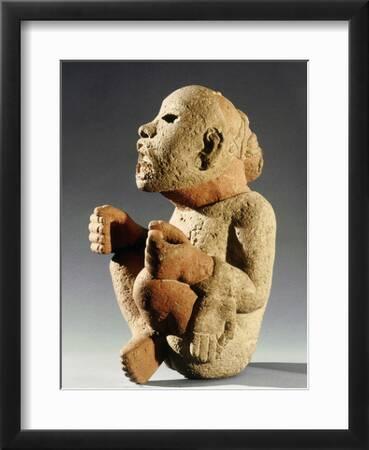 Stone figure of xipe totec the flayed lord aztec mexico c