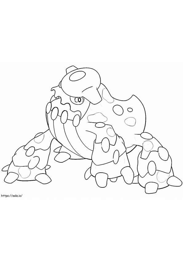 Statue of xipe totec coloring page