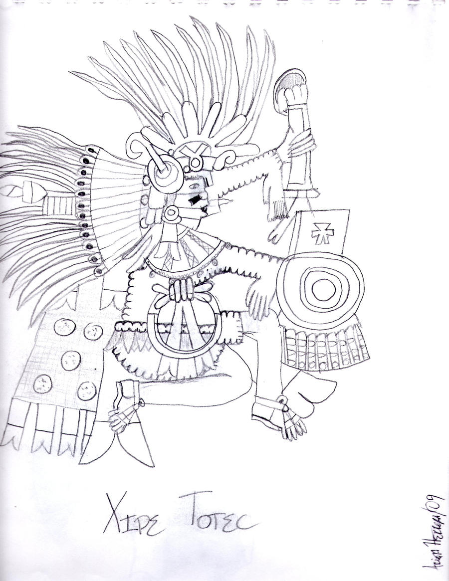 Xipe totec by fallenxrosexpetals on