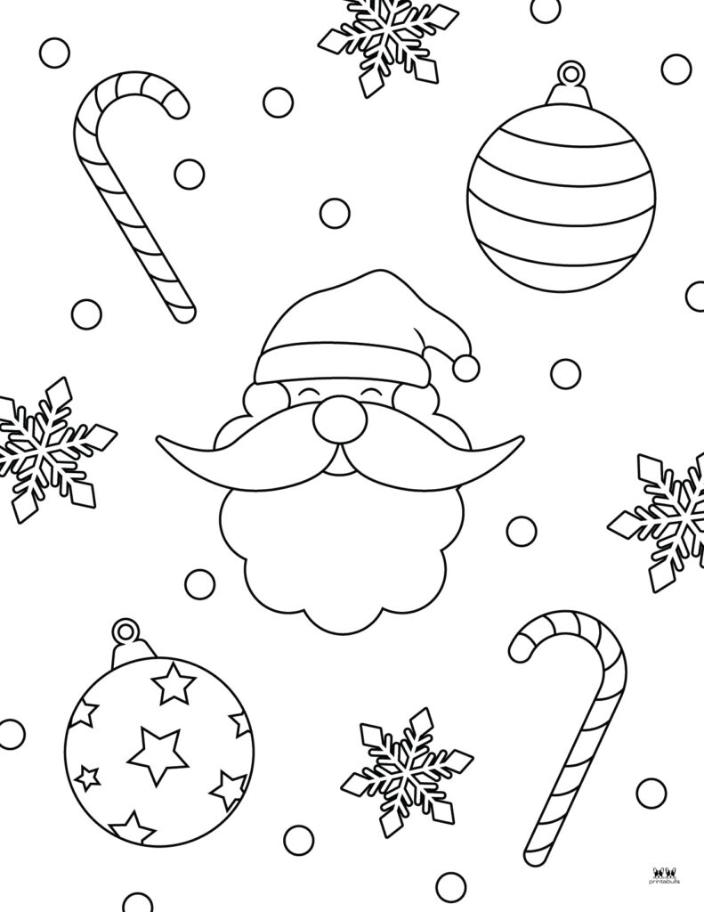Santa coloring pages