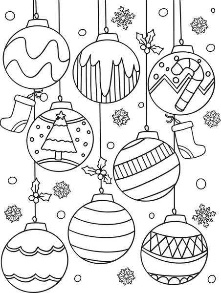 Adult coloring page christmas images stock photos d objects vectors