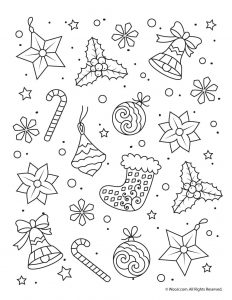 Beautiful printable christmas adult coloring pages woo jr kids activities childrens publishing