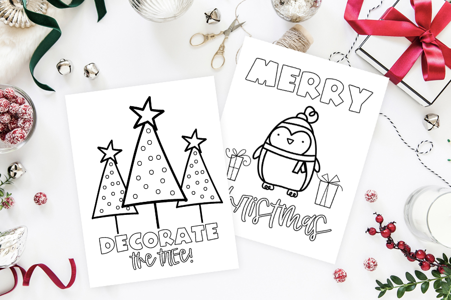 Free printable christmas coloring pages