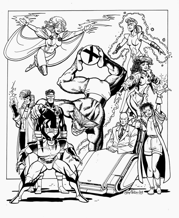 X men superheroes from the gallery books cartoon coloring pages superhero coloring pages superhero coloring