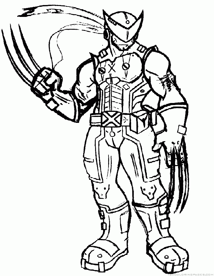 X men coloring pages