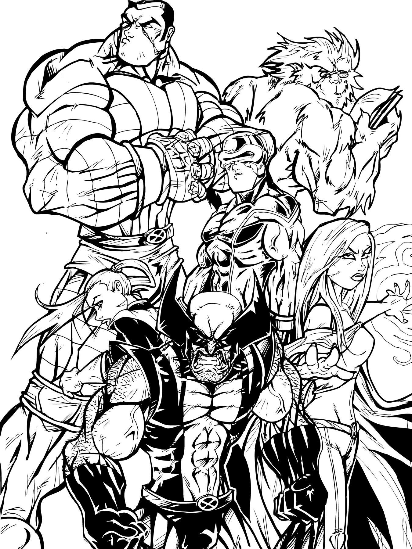 Astonishing xmen color it by jamce on