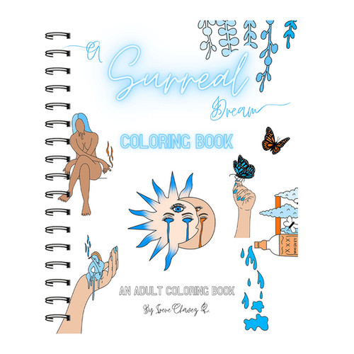 Digital a surreal dream coloring book irexe art