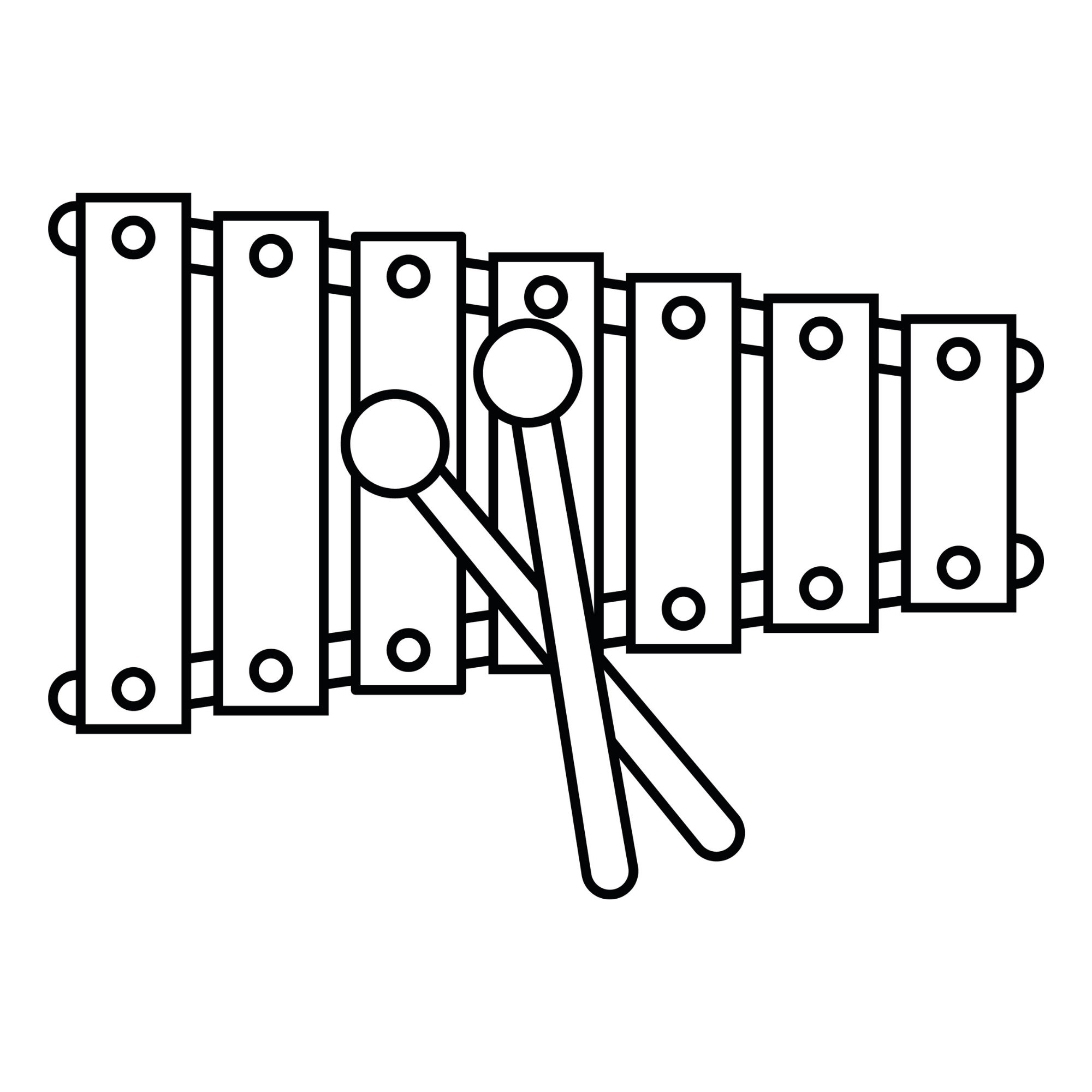 Buy black and white xylophone svg clipart band instrument jpg image digital download musical eps png dxf printable xylophone pdf vector file online in india