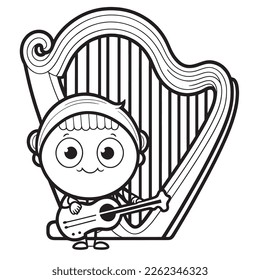 Thousand coloring pages music royalty