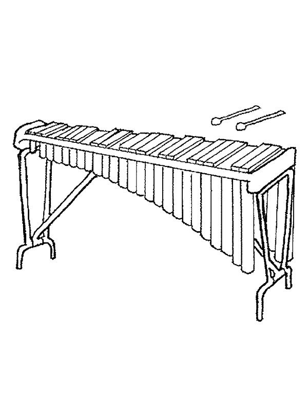 Coloring page musical instruments musical instruments musical dwarsfluit muziek