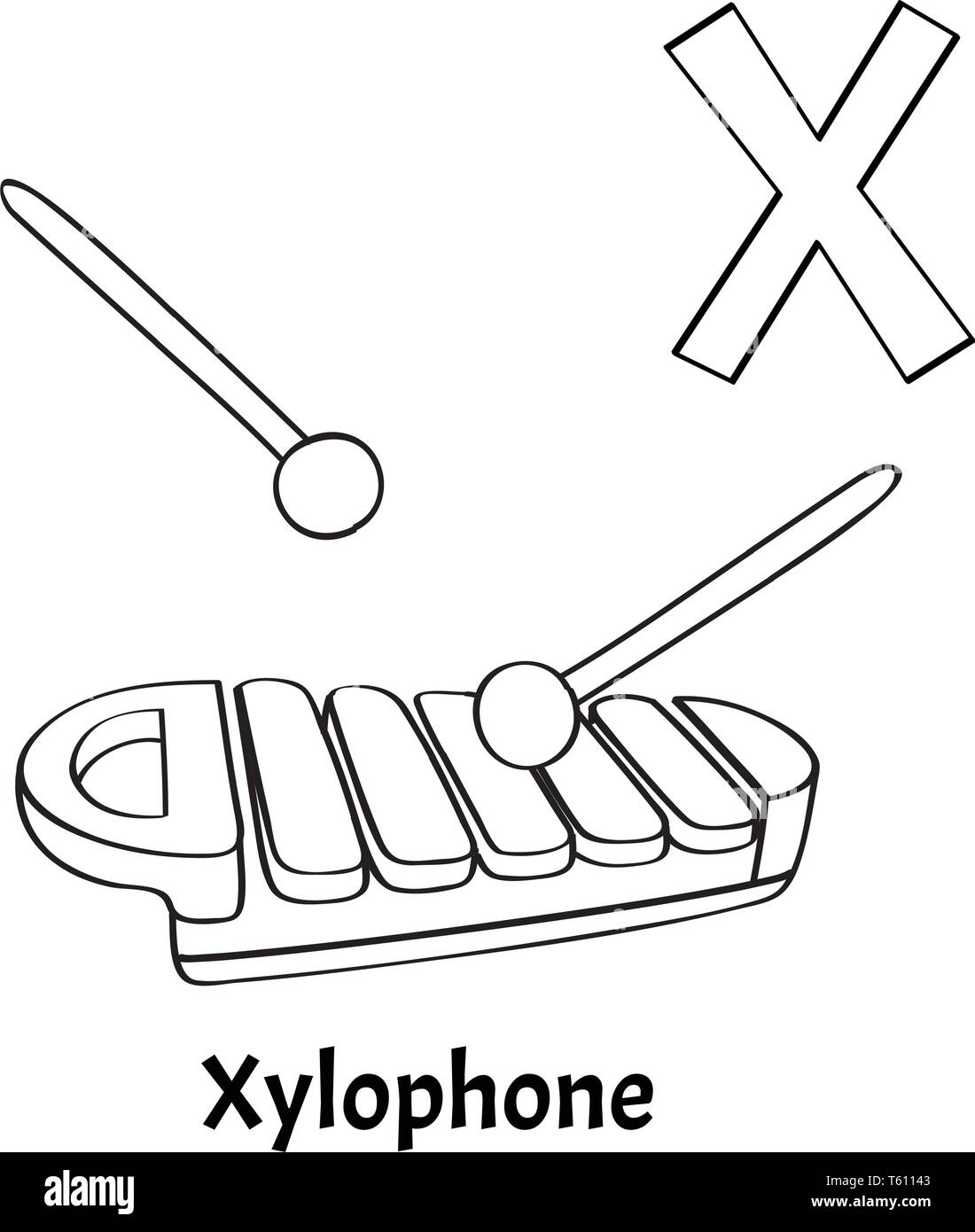 X is for xylophone hi