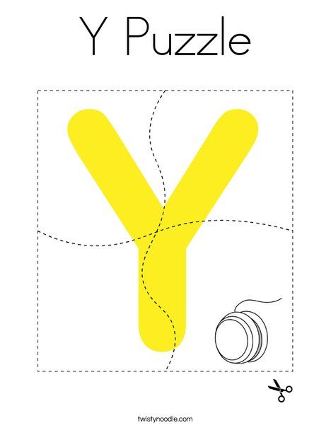 Y puzzle coloring page alphabet activities preschool alphabet preschool alphabet school
