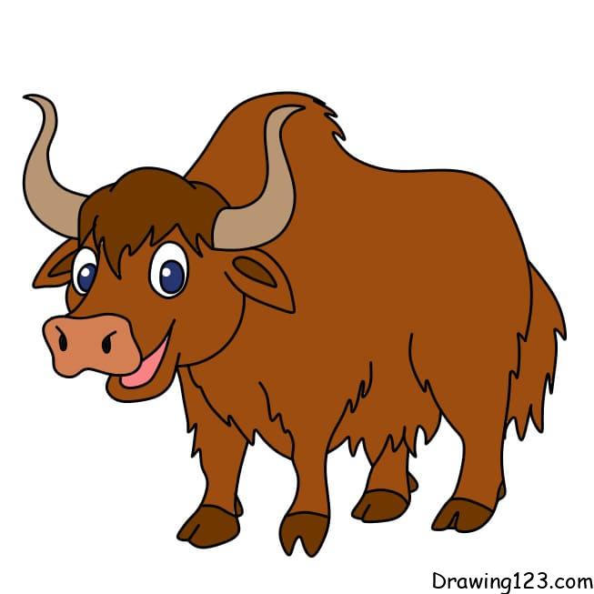 Yak drawing tutorial