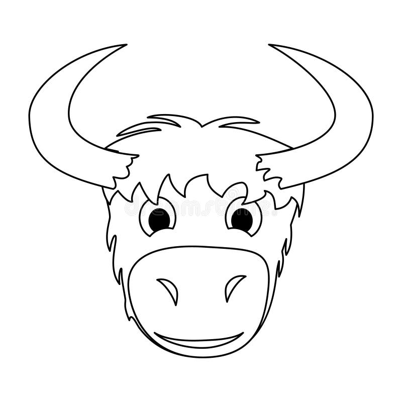 Yak coloring stock illustrations â yak coloring stock illustrations vectors clipart