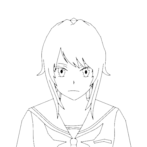 Ayano aishi colouring page by supanathechurro on