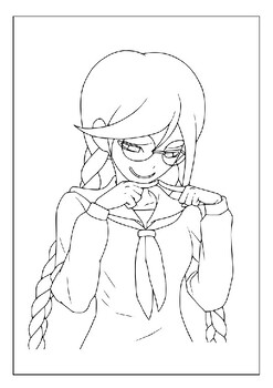 Coloring danganronpa pages collection an artistic journey for kids
