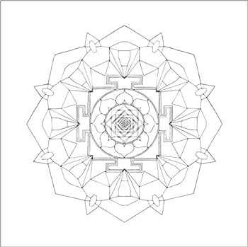 Coloring yantras sacred symbols for meditation healing abundance and creativity tomlinson sarah books