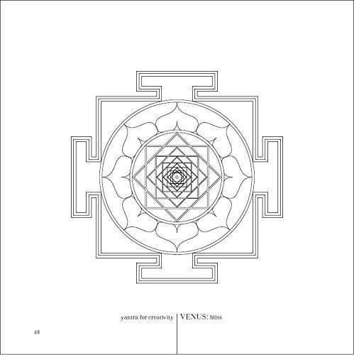 Coloring yantras sacred symbols for meditation healing abundance