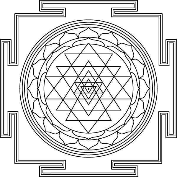 Perfection sri yantra mandala by rmf on