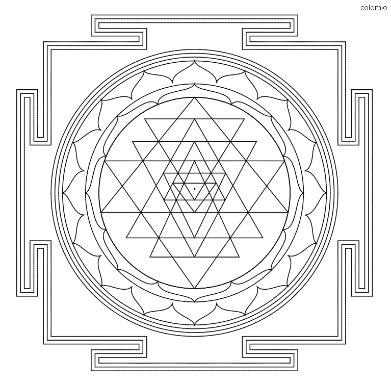 Mandala coloring pages