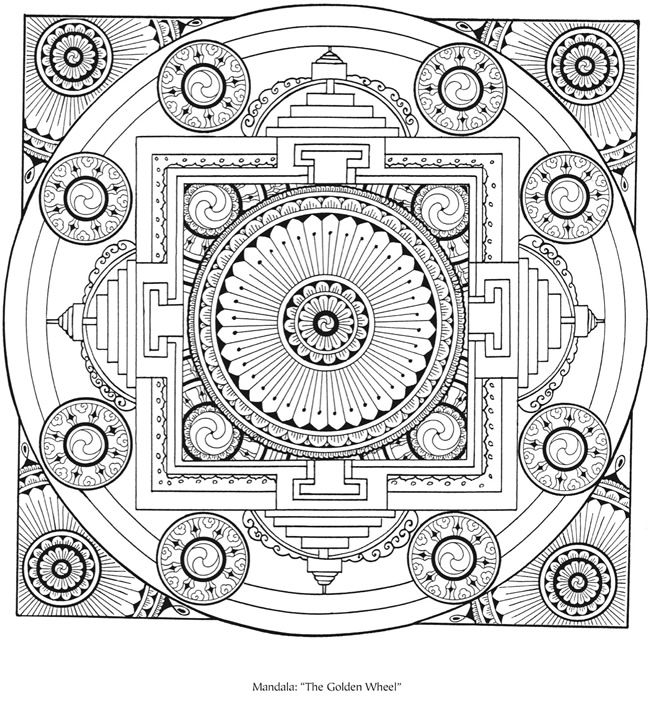 Wele to dover publications mandala coloring books mandala coloring pages mandala coloring