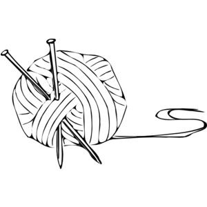 Yarn ball clear clip art